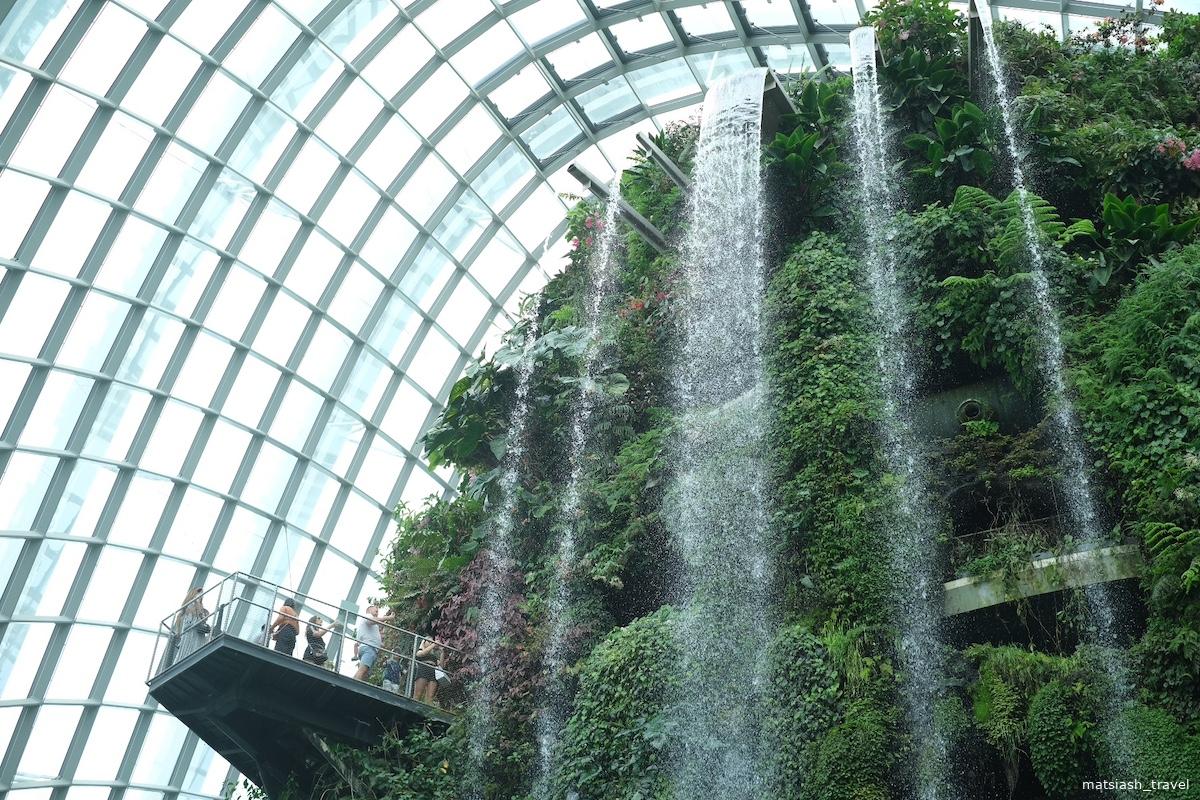 Искусственные водопады в Cloud Forest